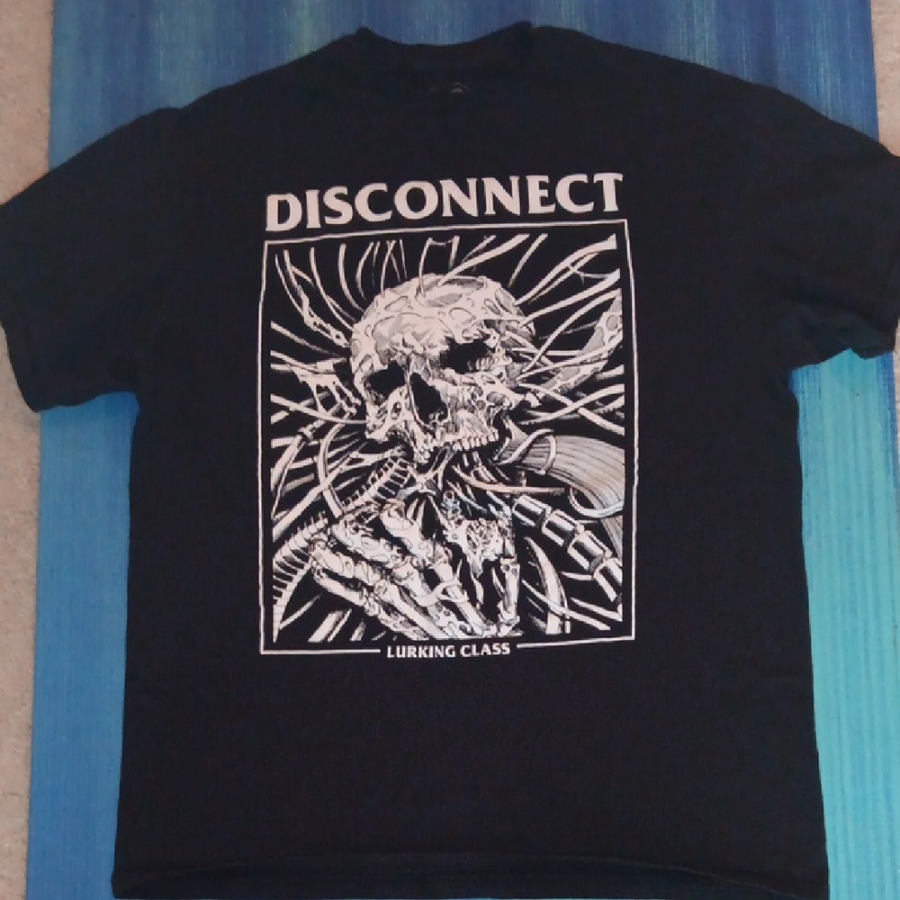 Lurking Class Black Disconnect Graphic Tee